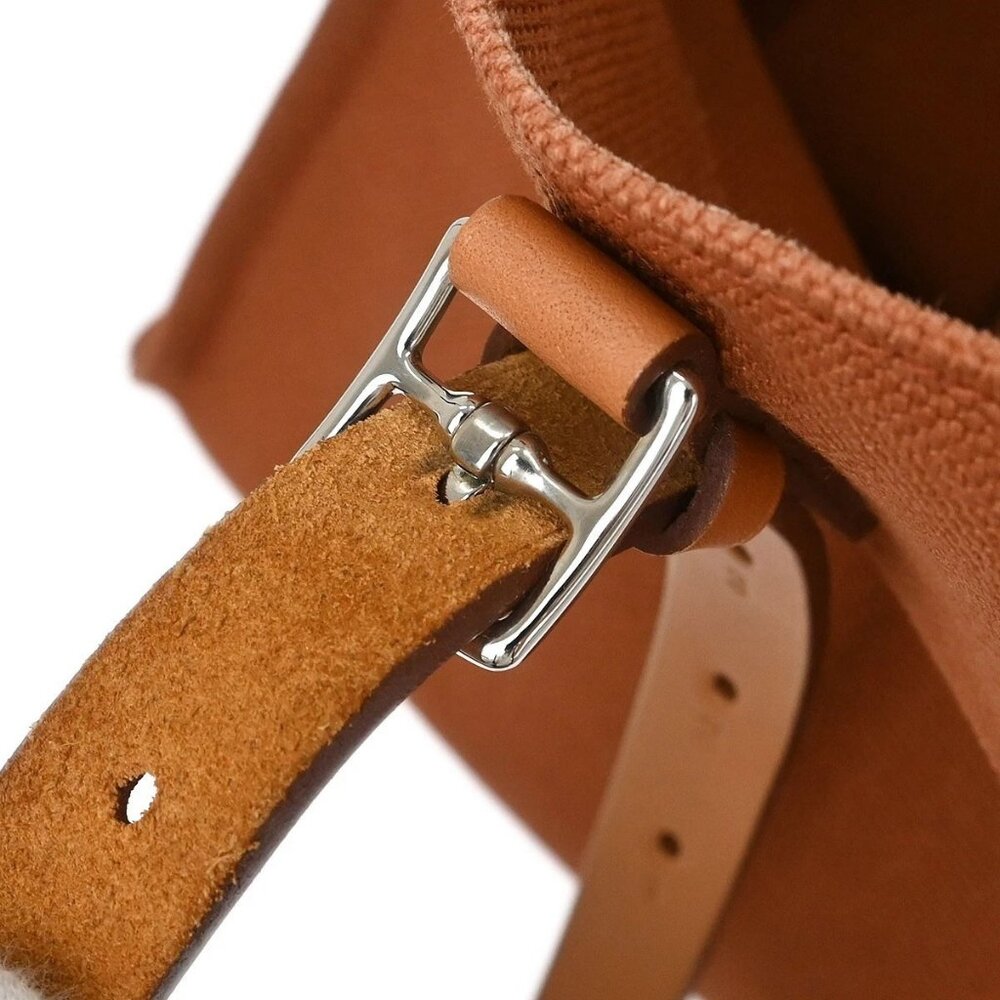 Hermes Brown Canvas Etriviere Elan Tote Bag AR□O 115691 - Picture 7 of 10